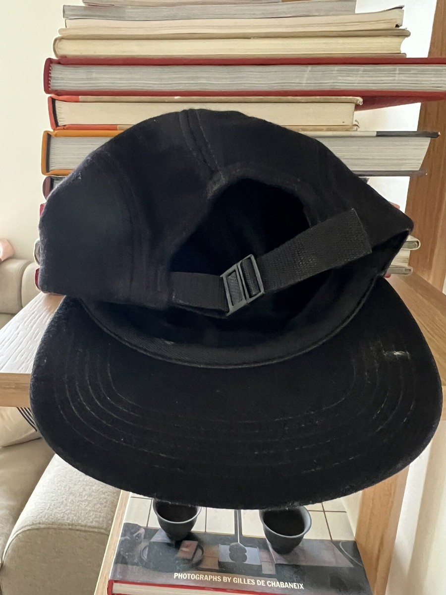 SUPREME Loro Piana Capolavoro Wool Camp Hat Cap Black Box Logo