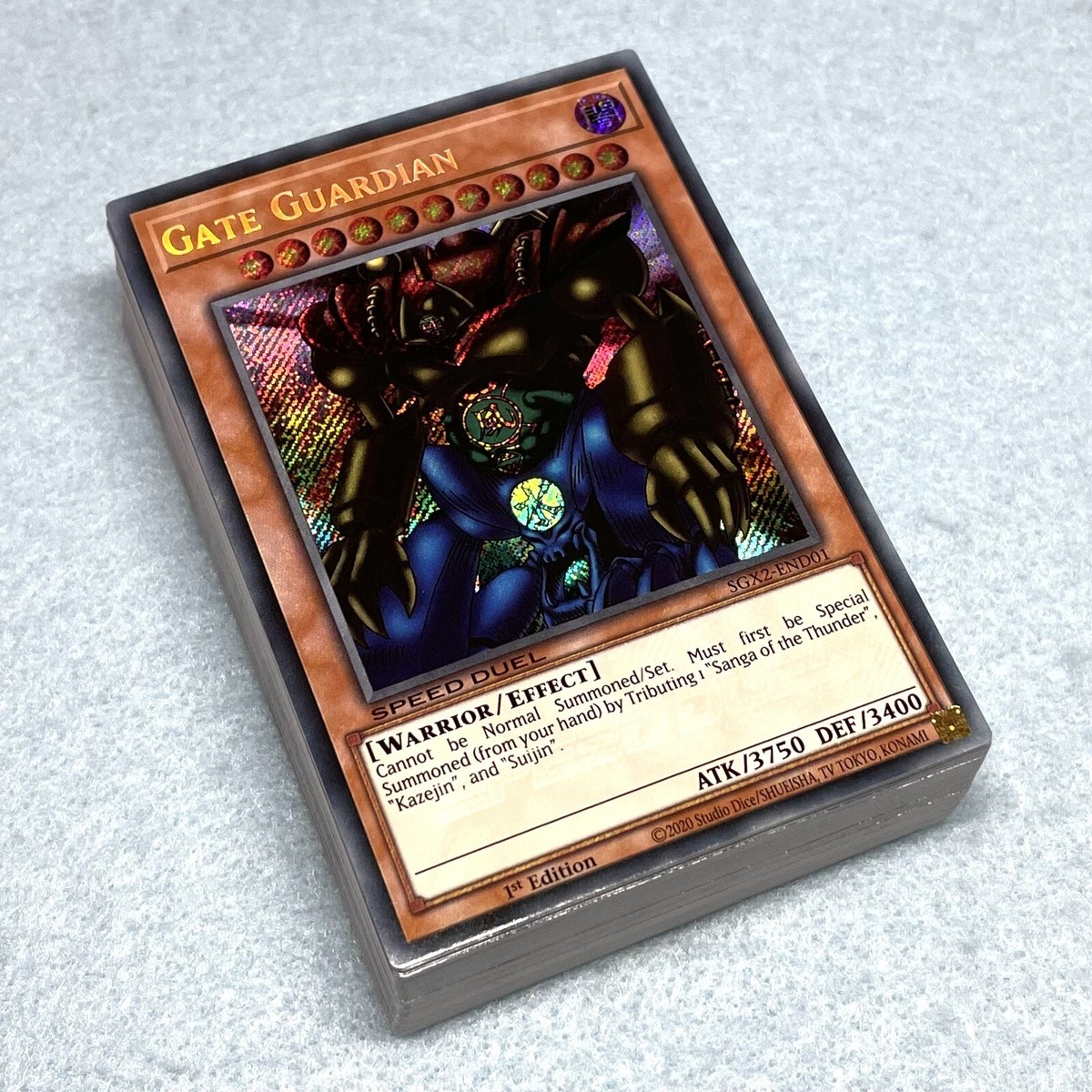 Yugioh GX Paradox Brothers Premium 63 Card Deck Gate Guardian
