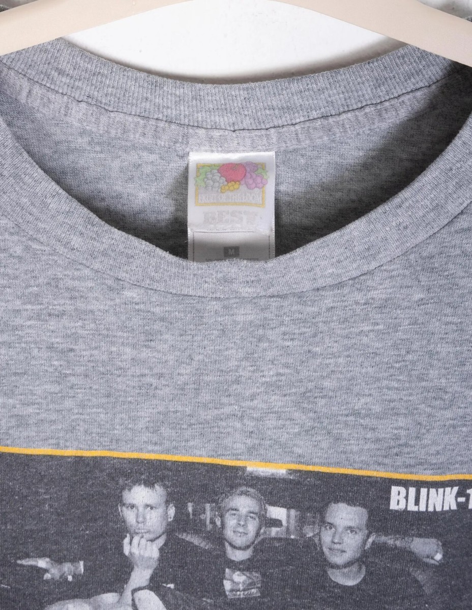 Blink 182 Vintage 90s Sluts T-Shirt M Gray Punk Band Tee Y2K | eBay