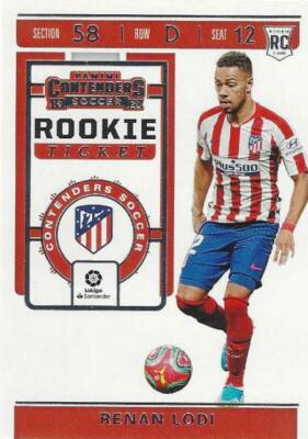 2019-20 Panini Chronicles Contenders Soccer Rookie Ticket Set Base