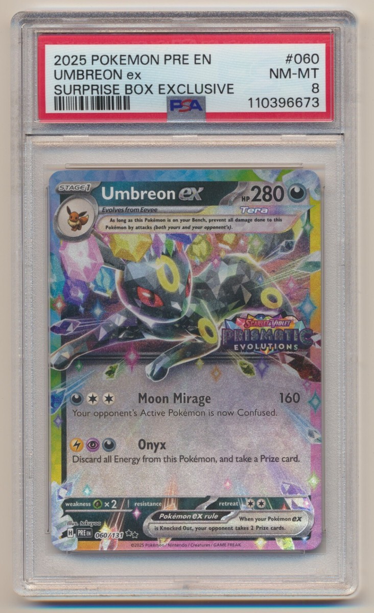 ブラッキー 1st Edition PSA 8 Umbreon ブラッキー 1st Edition PSA 8
