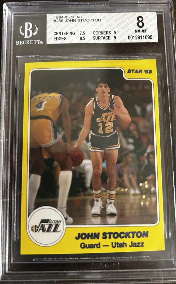 John Stockton 8 Graded Basketball Sports Trading Cards