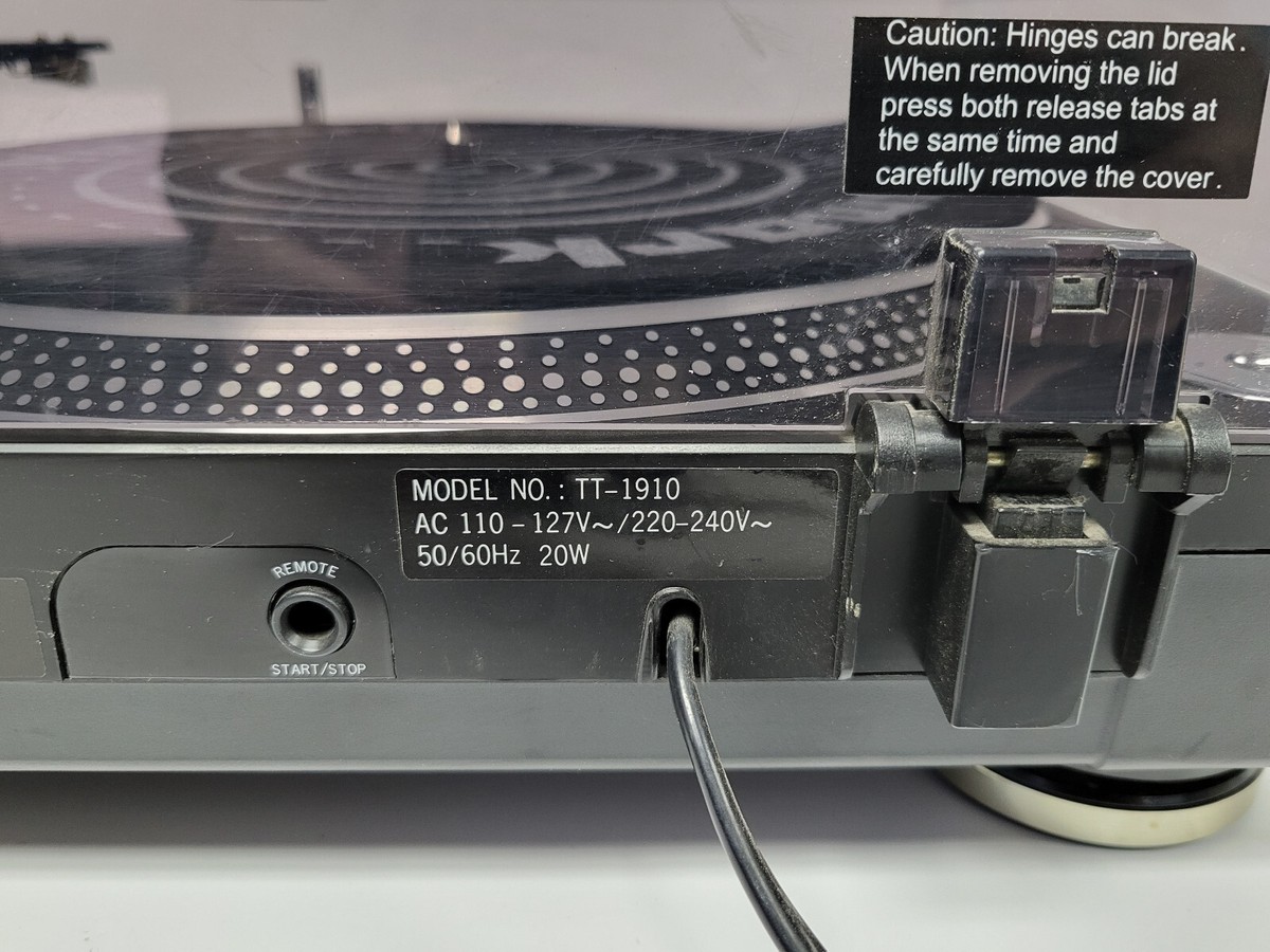 Vintage 1990's Numark TT-1910 Direct Turntable w/Stanton 500