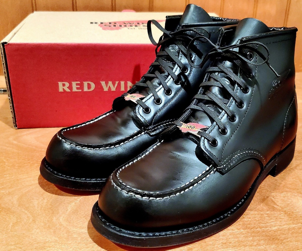 Red Wing 100th Anniversary 8283 Moc Toe Boots Size 7.5D | eBay