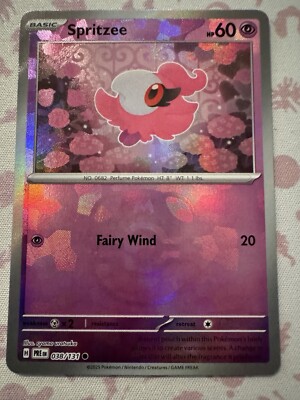 Pokemon TCG Spritzee 038/131 Master Ball Reverse Holo Prismatic