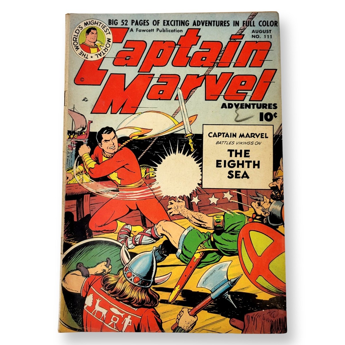 Captain Marvel Adventures #111 Golden Age Shazam (1950, Fawcett