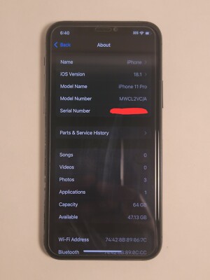 Apple iPhone 11 Pro - 64 GB - Midnight√¢¬†Green (Unlocked) (CA