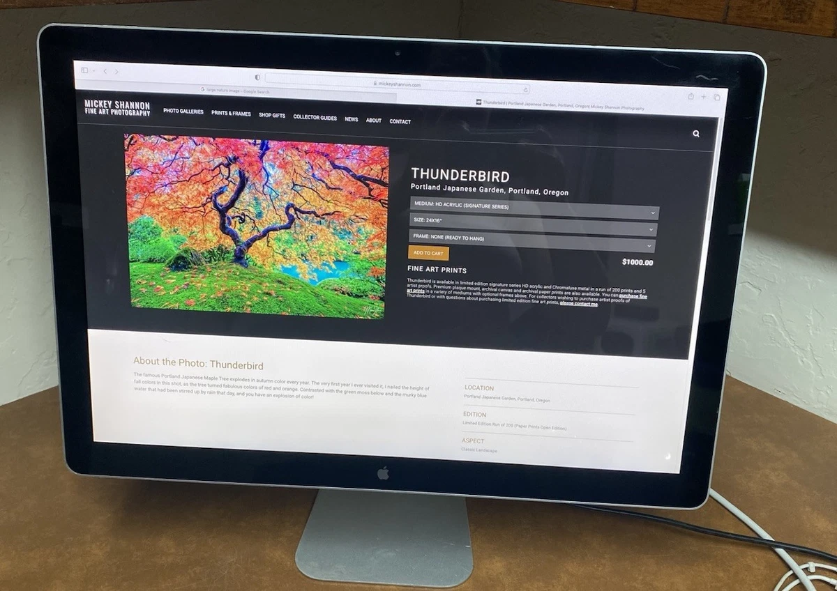 Apple Cinema Display 23 in-24.9 in Screen Computer Monitors for