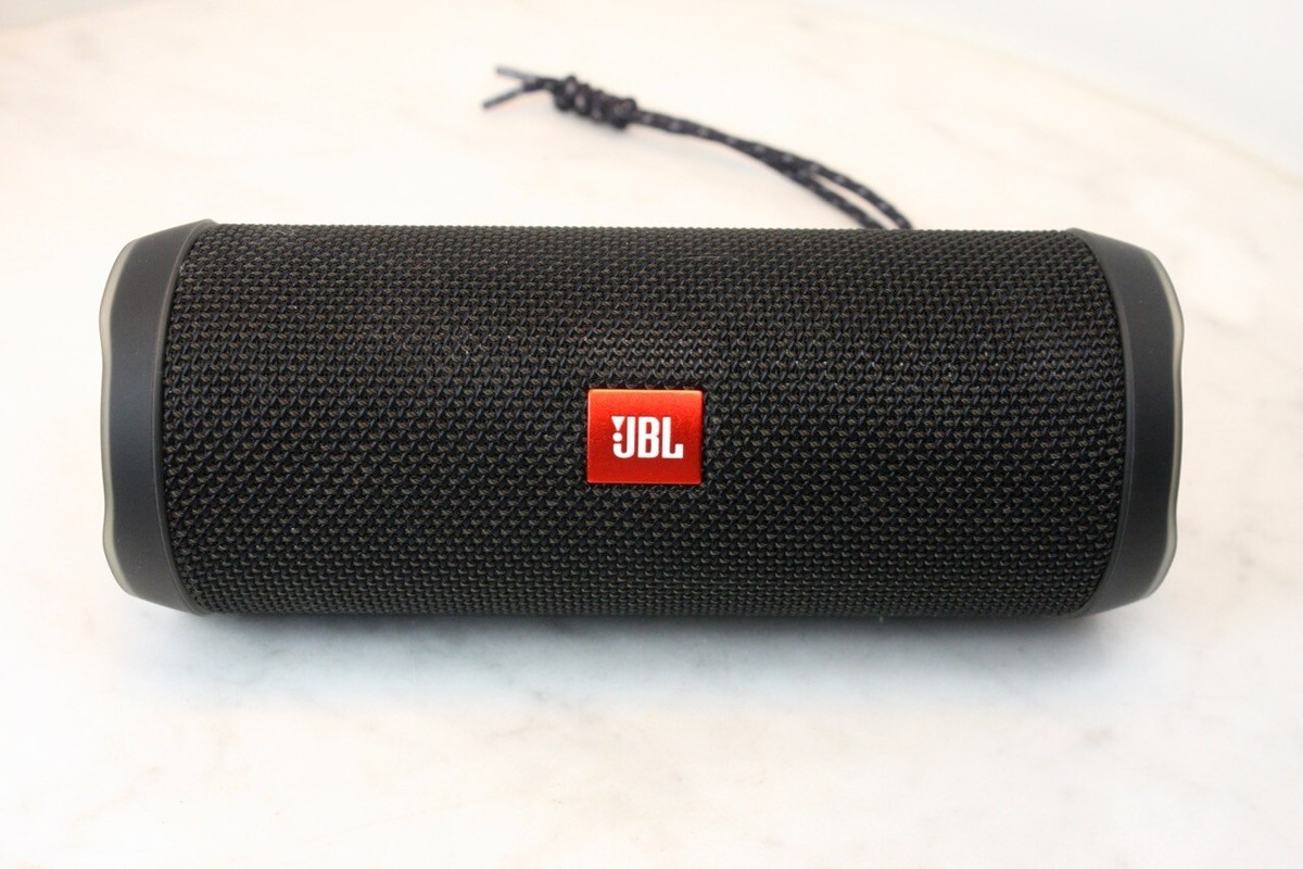 JBL FLIP 4 Portable Bluetooth Speaker Black Great Sound | eBay