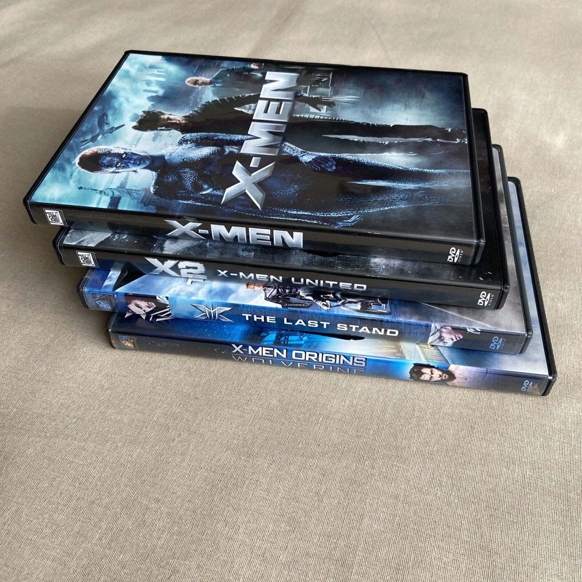 Marvel X-Men 1-4 (DVD 4-Film Set) X1 X2 United X3 Last Stand