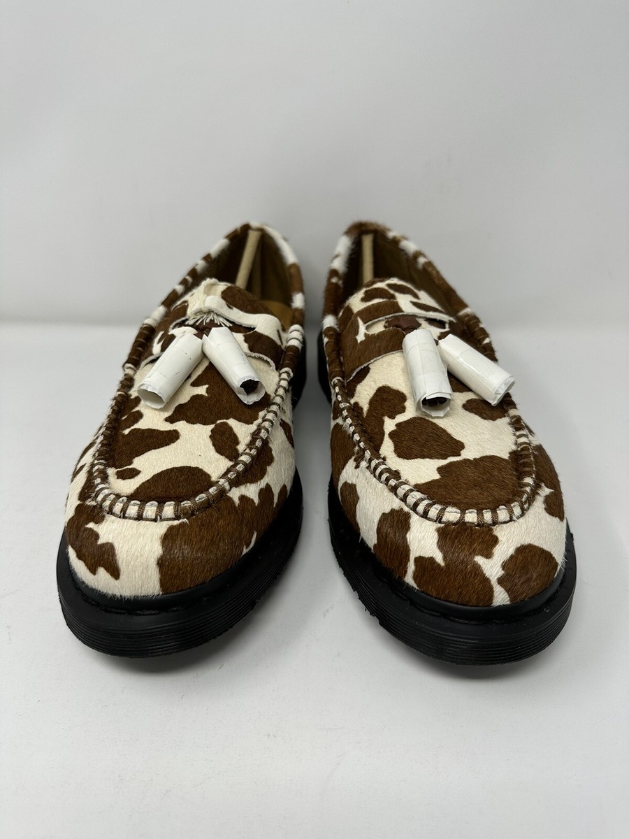 Supreme Dr. Martens Penton Tassel Loafer COW PRINT Size 12 brand