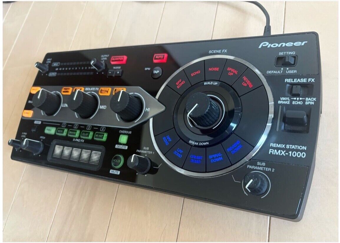 Pioneer DJ RMX-1000 Remix Station Black Effects Processor MIDI