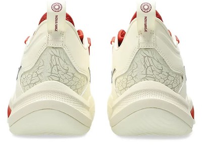 Asics Basketball shoes NOVA SURGE LOW 2 Ivory/Chili Flake 1061A051