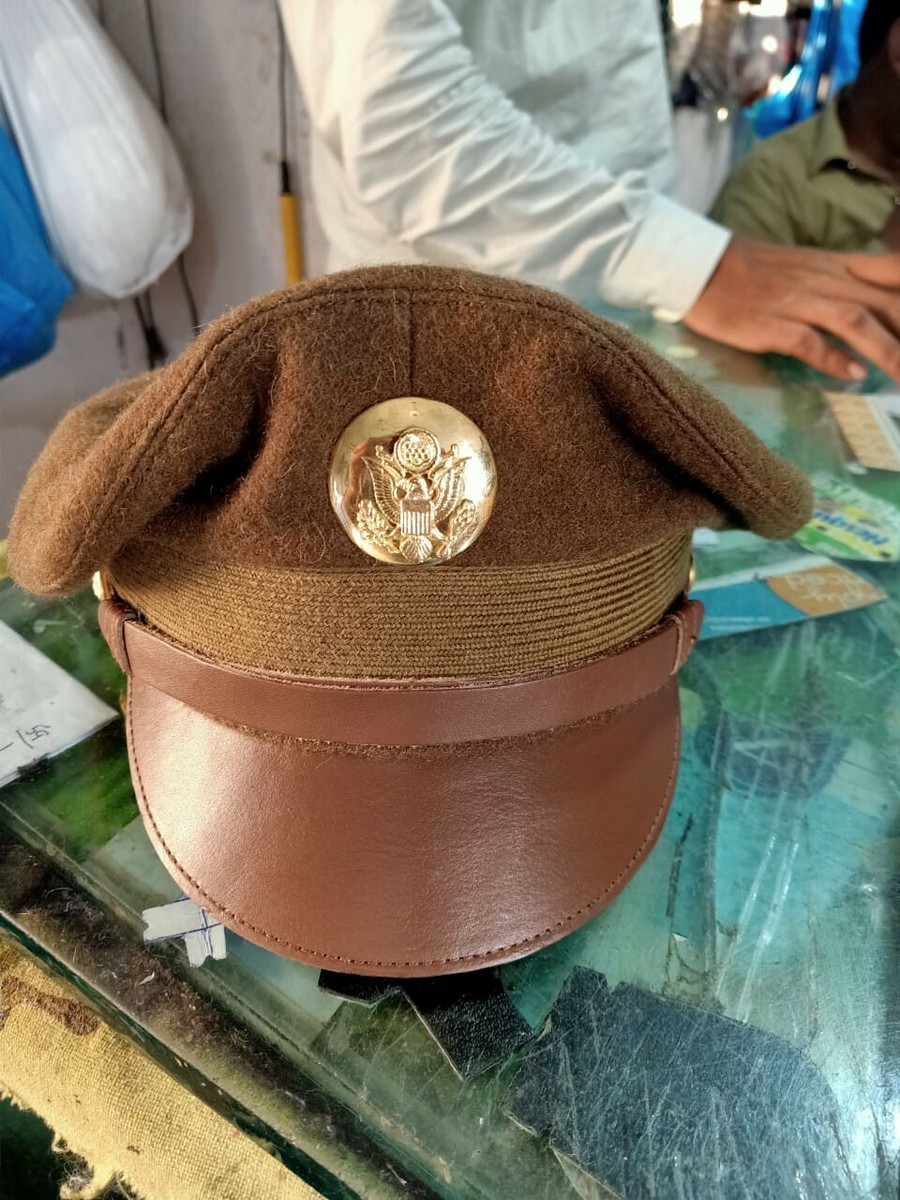 US Army Air Force AAF Enlisted Mens Visor Crusher Hat Dress Cap