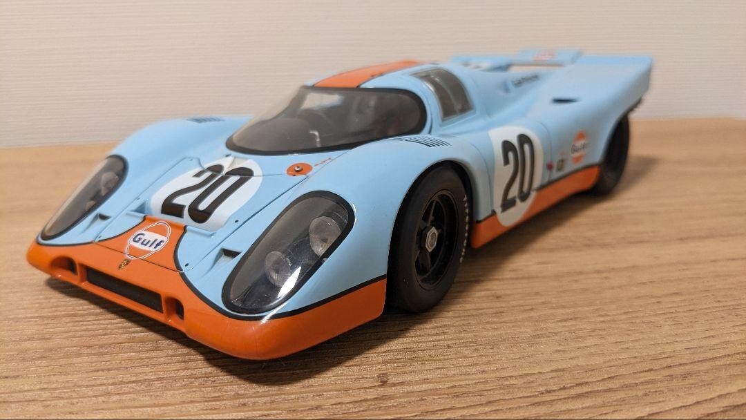 1/18 AUTOart Porsche 917K #20 Gulf Blue No Box From Japan Model