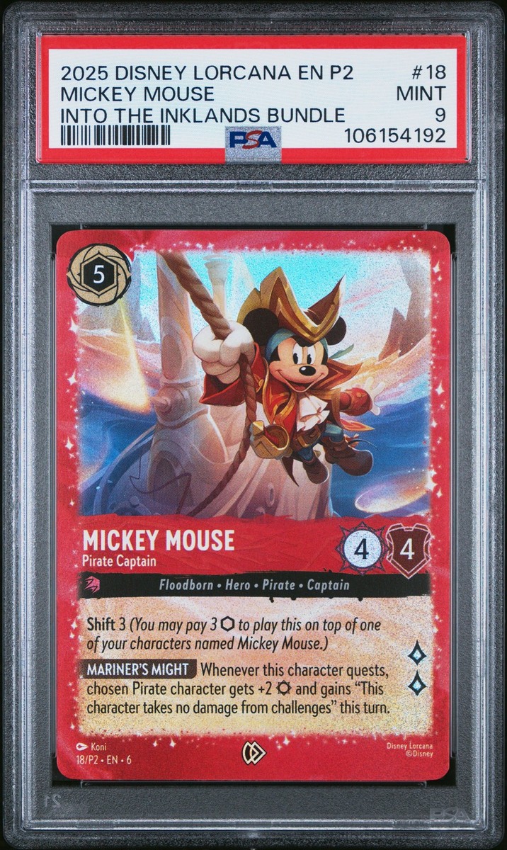 MICKEY MOUSE gencon プロモ psa10 【ロルカナ】 MICKEY MOUSE gencon