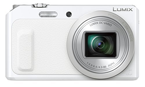 Panasonic Lumix TZ57 20X 15 MP Digital Camera White DMC-TZ57-W