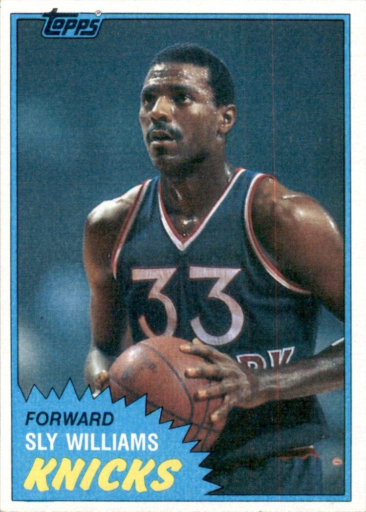1981-82 Topps Basketball Sly Williams (B) New York Knicks #E88 | eBay