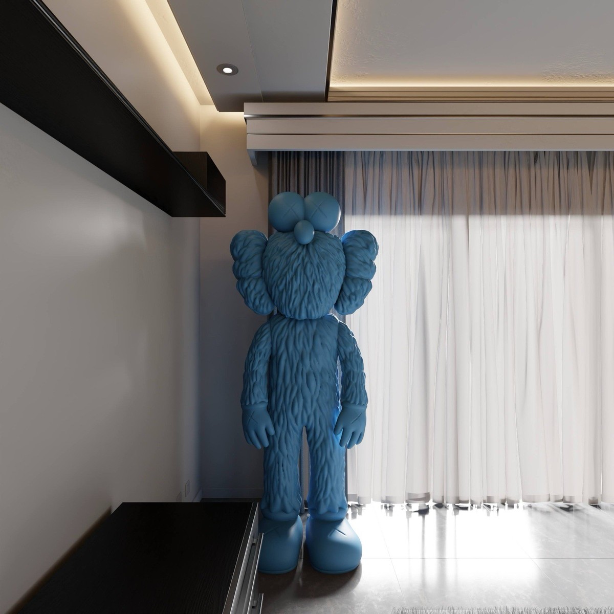 5ft Kaws BFF statue | eBay