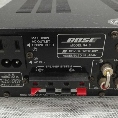 JUNK BOSE RA-8 Integrated Amplifier Black 100V 50/60Hz 40W | eBay