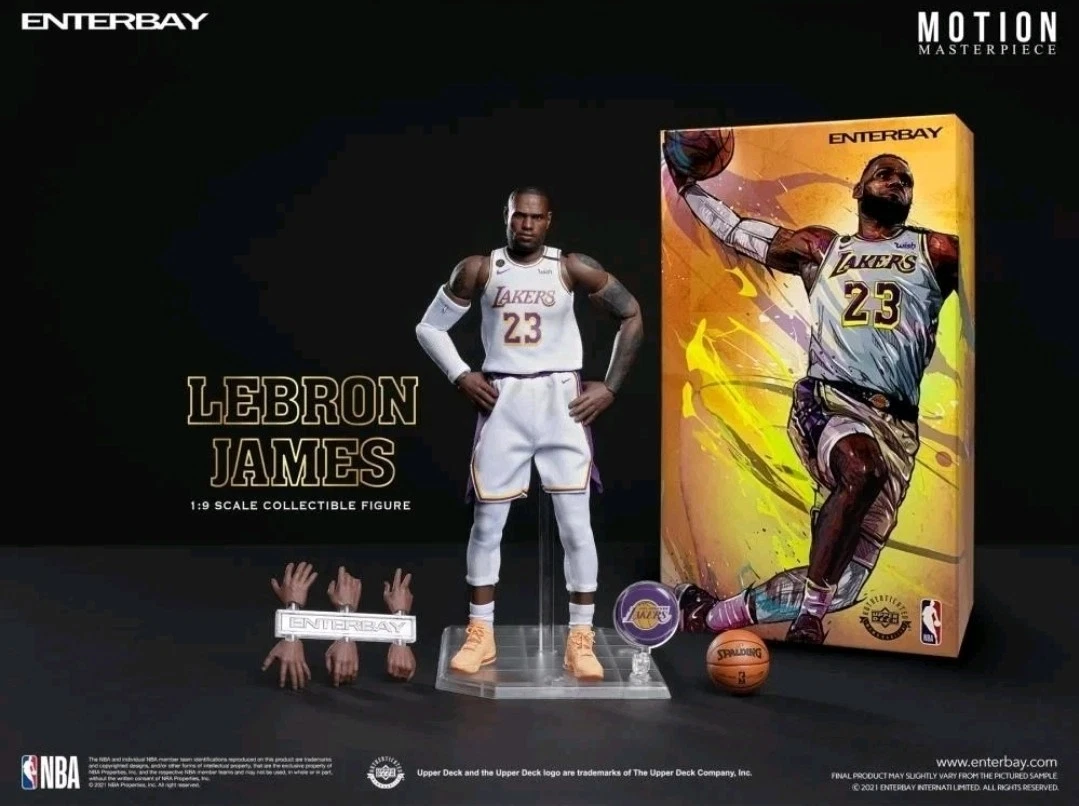 Enterbay NBA Masterpiece LEBRON JAMES (+LAKERS JERSEY #6) 1/9