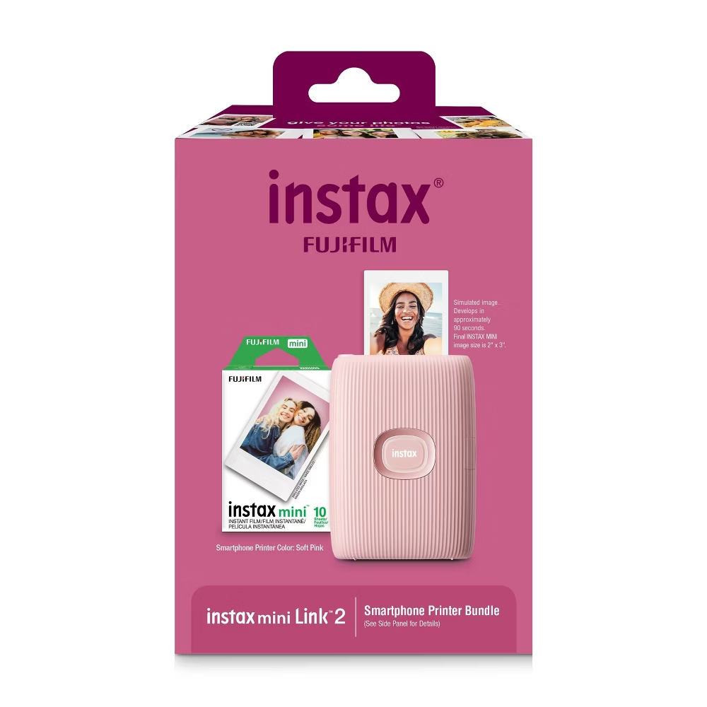 Fujifilm Instax Mini Link 2 Printer Bundle - Pink | eBay
