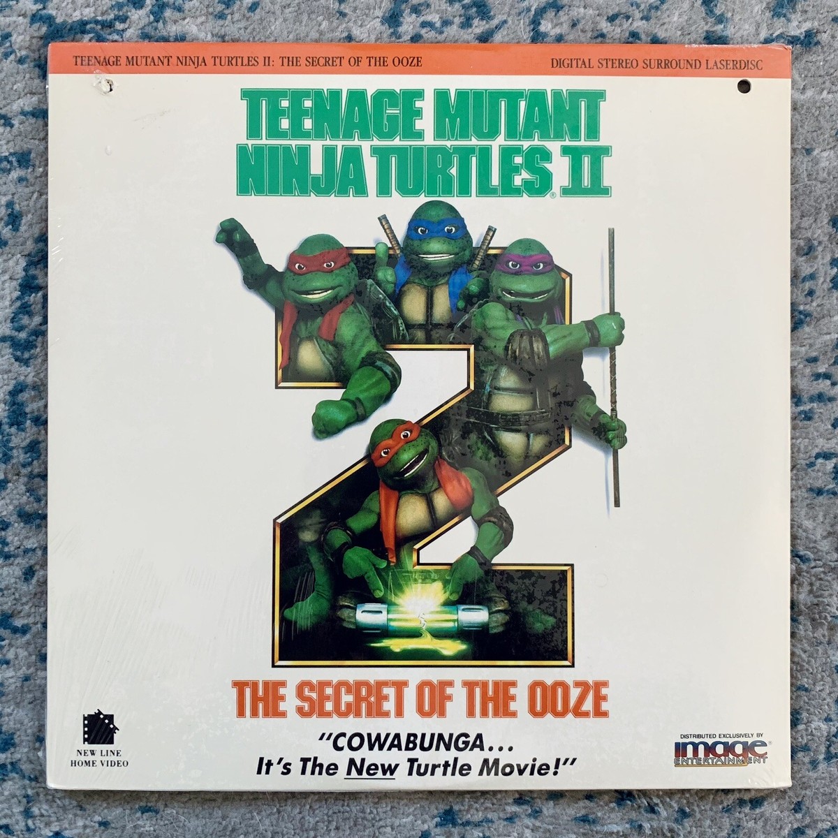 TEENAGE MUTANT NINJA TURTLES II: THE SECRET OF THE OOZE Laserdisc