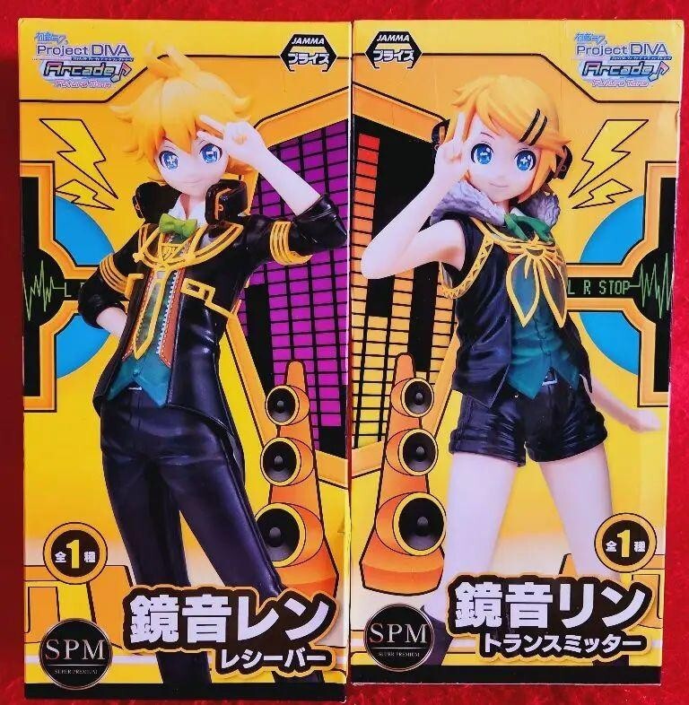 SET Kagamine Len & Rin Figure Project DIVA Arcade Future Tone SEGA