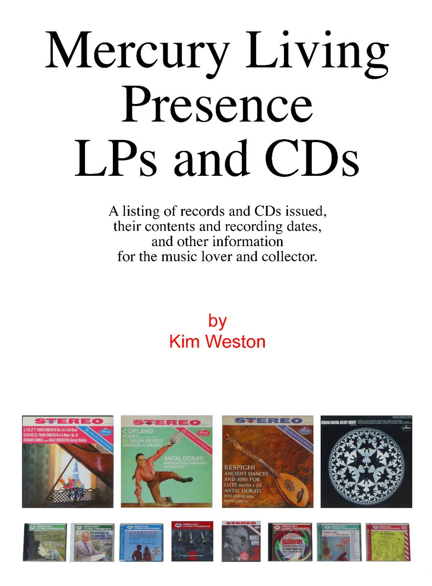 Mercury Living Presence LPs & CDs (book) | eBay