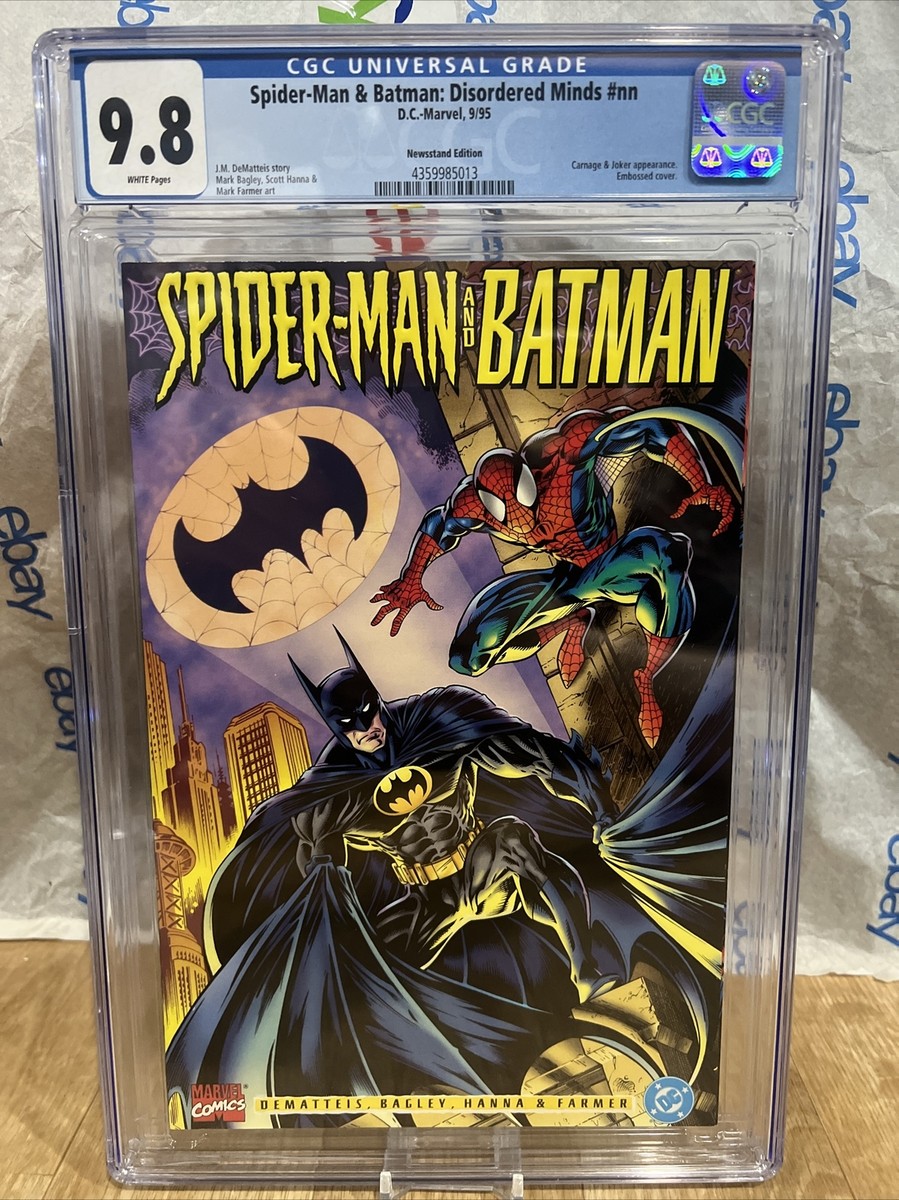 Spider-Man & Batman: Disordered Minds #Nn Cgc 9.8 D.C. Comics, 9