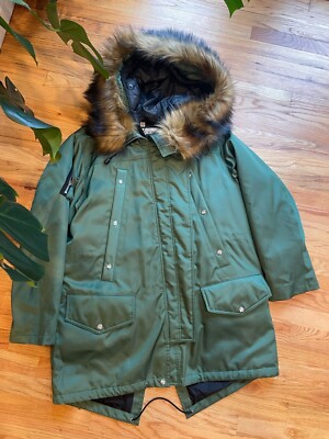 NWT* Burberry women Hooded Parka Quilted Puffer Jacket windbreaker