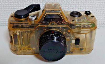 PENTAX auto 110 Skeleton Transparent Dummy Camera 24mm f/2.8 From