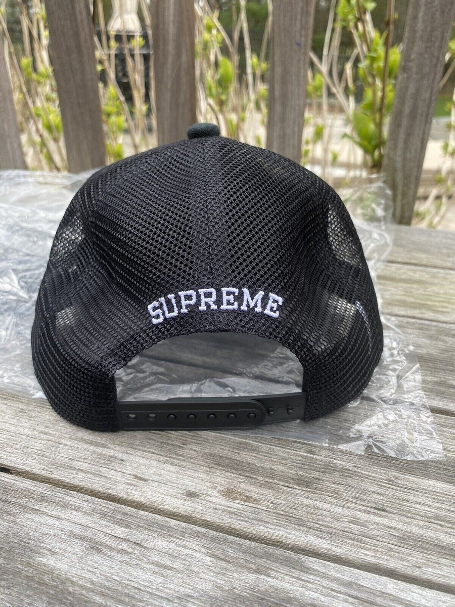 Supreme Terry Mesh Back 5 Panel SnapBack Hat Black | eBay