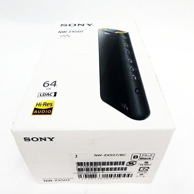 SONY WALKMAN 64GB Hi-Res ZX Series Audio Player NW-ZX507 Black