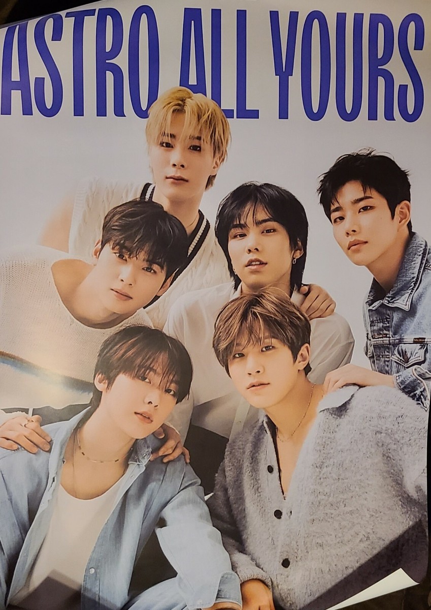 ASTRO Kpop Official All Yours Group Poster (Unfolded) | eBay