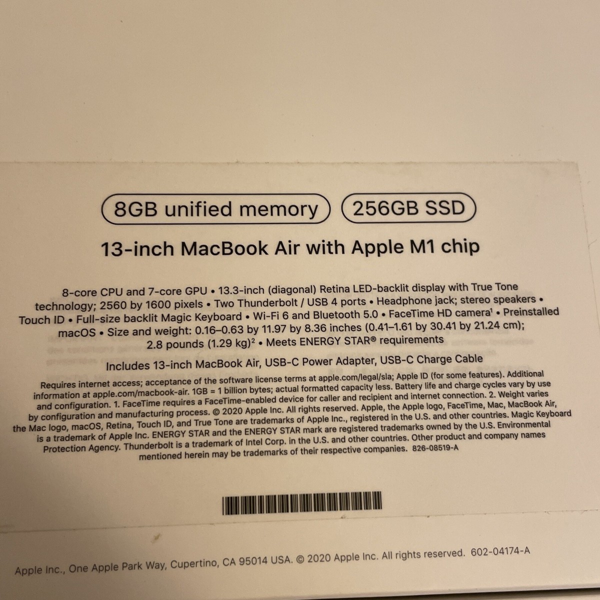 Original Apple MacBook Air 13-inch Empty Box, 13x9x2.5” | eBay