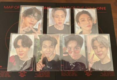 BTS MAP OF THE SOUL ON:E blu-ray photocard Photo card PC one