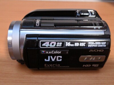 JVC EVERIO GZ-HD10U HD X.V.Color 1920x1080 60p HDD 40GB Micro SD