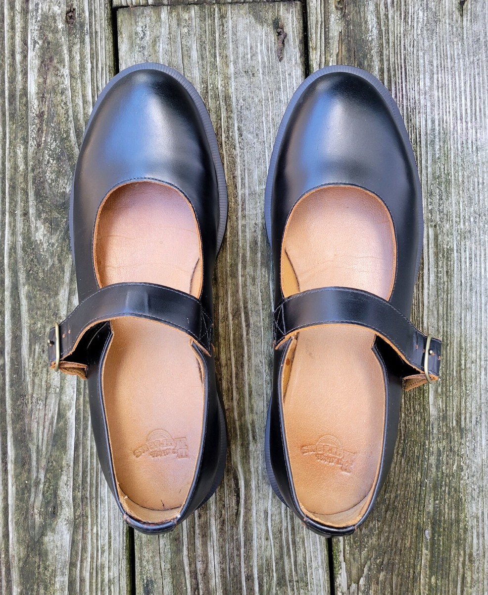 Doc Dr Martens Indica Mary Jane Black Leather EUC 11 43 | eBay