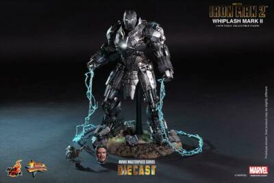 UPS 1/6 HOT TOYS MMS237D06 IRON MAN 2 WHIPLASH MARK II DIE-CAST
