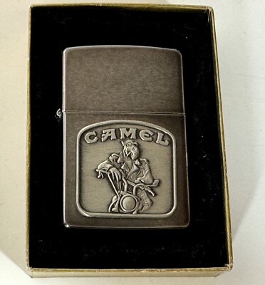 Tombstone Joe Camel Classic Biker Motorcycle C VIII Nickel? Zippo