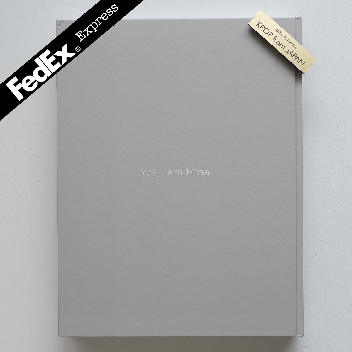 MINA Yes, I am Mina Gray VER. 1st Photobook TWICE ONCE Damage to