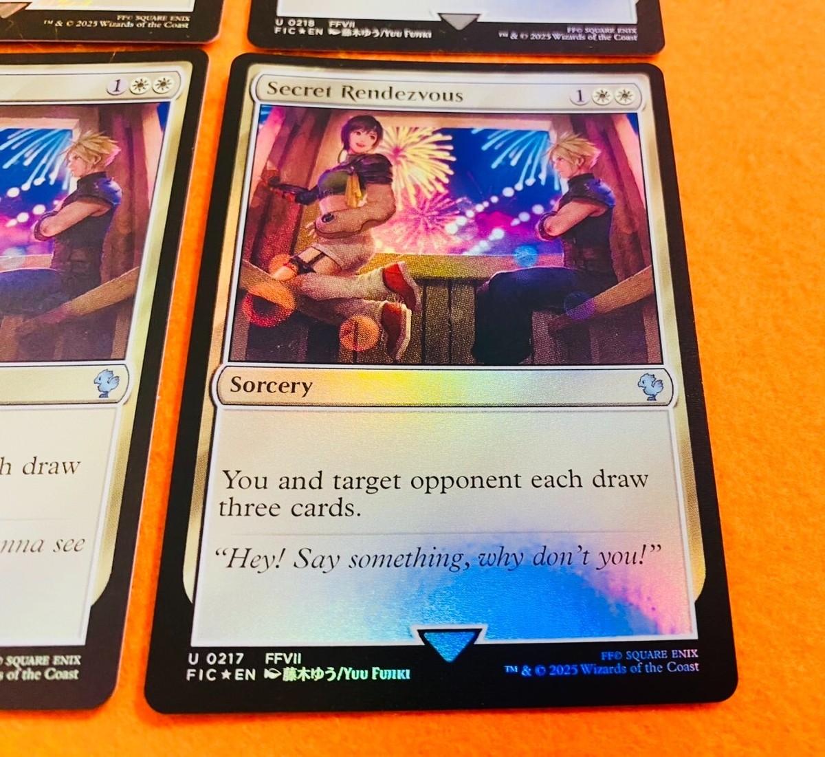 Surge FOIL] Secret Rendezvous Complete Set x4 | MTG Final Fantasy