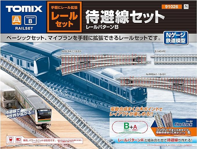 TOMYTEC TOMIX N Gauge Wide Tram Model Train Driving Set 90099 Rail
