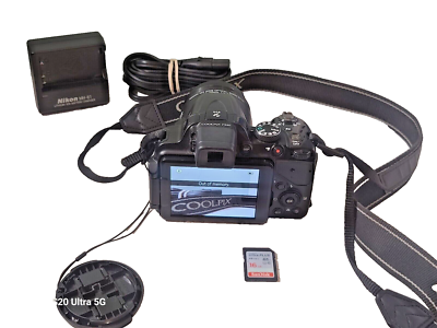 Nikon COOLPIX P520 Digital Camera Black GPS 42x Optical Zoom w