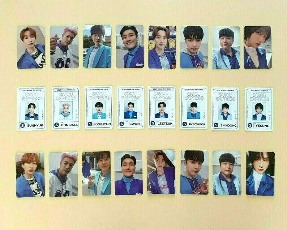 Super Junior 2021 Winter SMTOWN SMCU Express Official Photocard