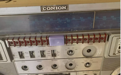 Conion C-100F Boombox Vintage Radio RECORDER CASSETTE PLAYER