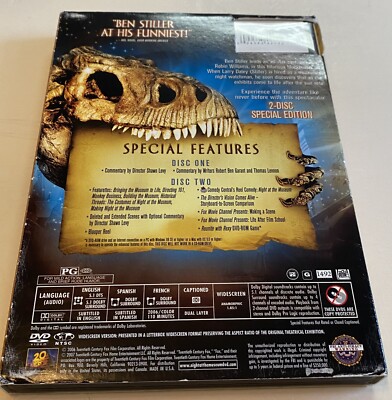 dvd, night at the museum, 20th century fox, vg/ex | eBay