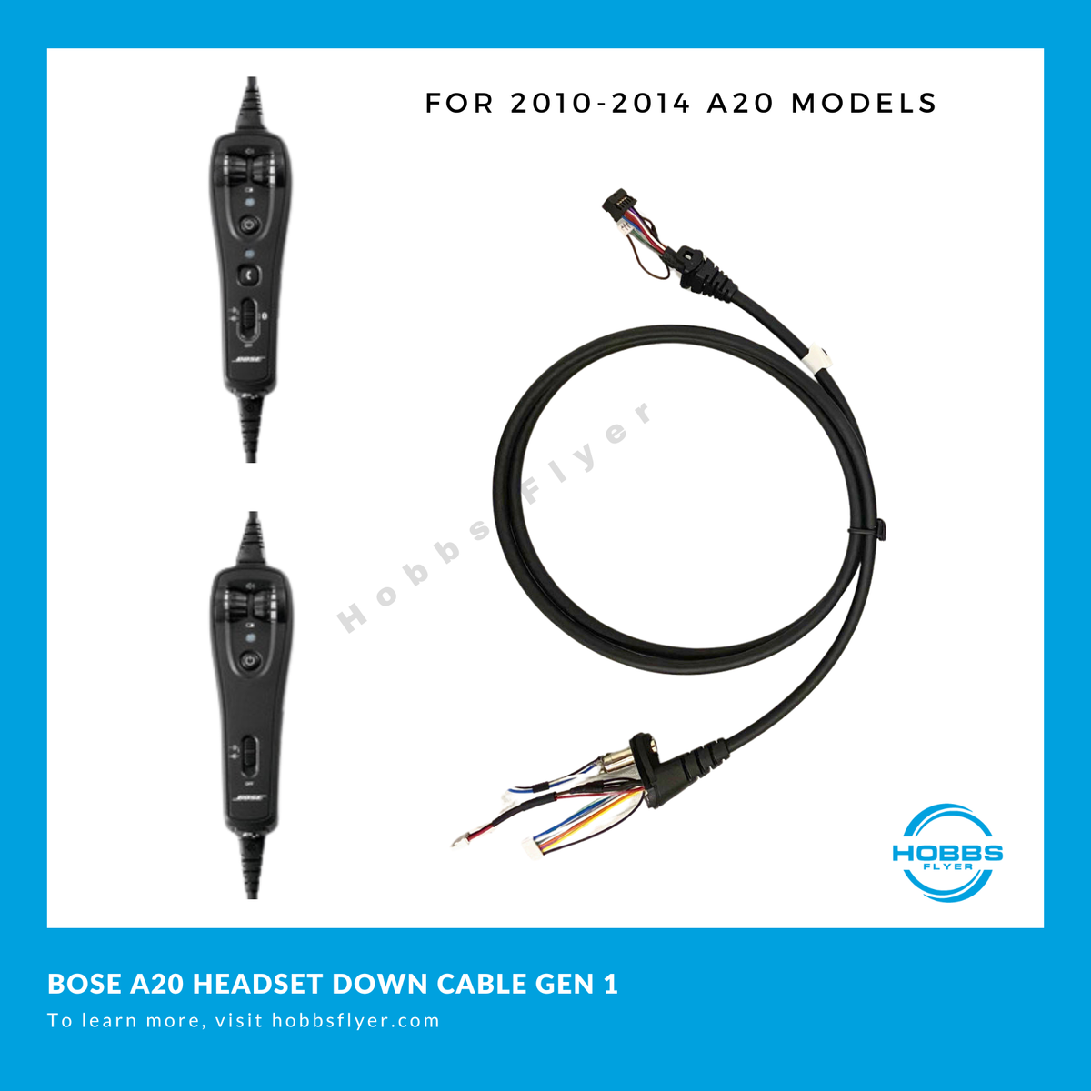 Bose A20 Aviation Headset Control Module Down Cable Assembly | eBay