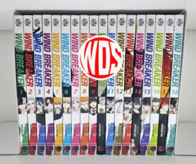 Wind Breaker Manga English Version Full Set Volume 1-18 - DHL